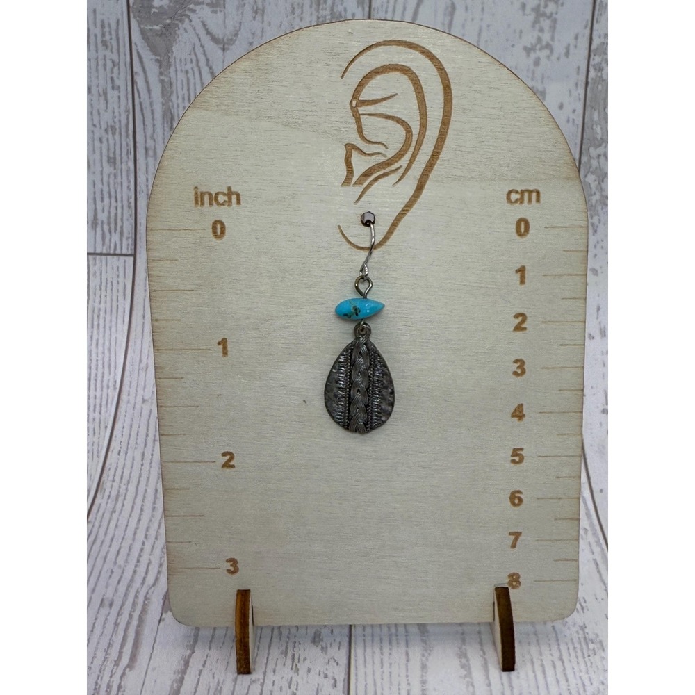 Turquoise Style Earrings‎ Lot of 3 Pairs Southwestern Boho - Picture 4 of 4